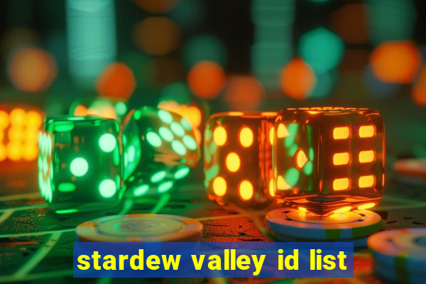 stardew valley id list